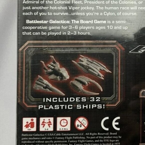 Rare Battlestar Galactica The Board Game (OUT OF PRINT) by Fantasy Flight Games - Picture 5 of 5